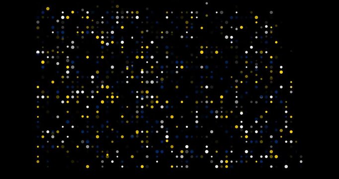 Dynamic Circle Flow Outlining the North Dakota Region Boundary