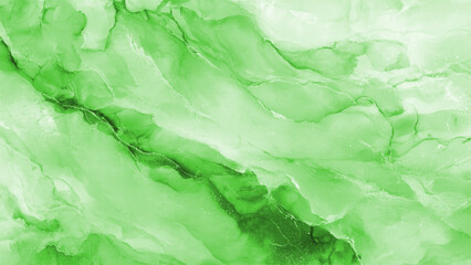 Abstract green fluid art background with flowing marble texture and organic lines Vector, illustration