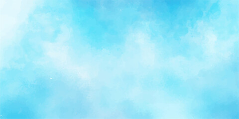 Obraz premium A bright summer day reveals a clear blue sky with white clouds and sunlight creates a beautiful nature cloudscape in the sunny atmosphere