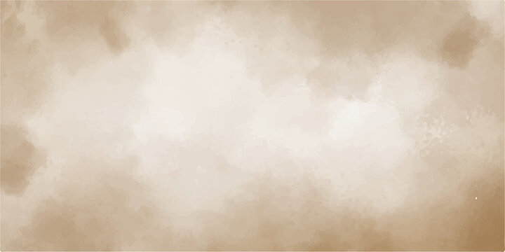 Aged vintage parchment background featuring a dark grunge paper texture with antique brown patterns and a retro smoke fog effect across a dirty old wall backdrop