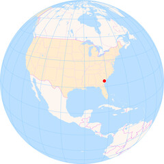 Location Map of Savannah - Hilton Head Int. Airport (Savannah, Georgia, United States). IATA-code: SAV. No labels at all.