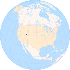 Location Map of Salt Lake City Int. Airport (Salt Lake City, Utah, United States). IATA-code: SLC. No labels at all.