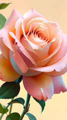 roses, garden bloom, sunny day, blue sky, floral design