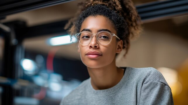 A 3D-printing specialist calibrating the printer bed level and nozzle height, adjusting tiny screws while a test pattern prints in perfect lines &mdash; additive manufacturing workflow, equipment tuning,