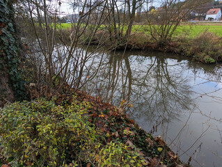 Fluss, Schatten, Bach, Zen, Bachlauf, Natur, Entspannung, B&auml;ume