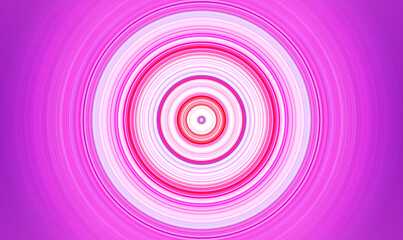 Vibrant Circular Neon Gradient Rings with Pink Abstract Swirl Pattern and Glowing Radial Background Design