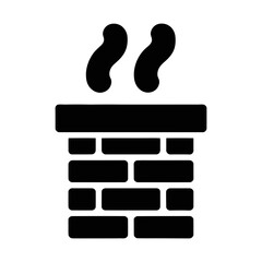 chimney glyph icon