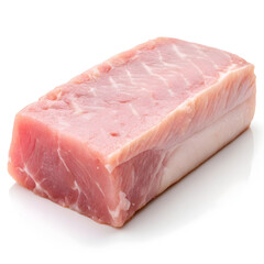 Raw beef bones with marrow cut isolated on a white background presenting fresh meat culinary ingredient for cooking