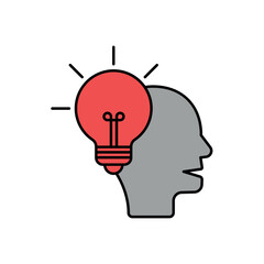 Icon a knowledge, isolated against a clean background.