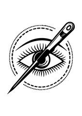 Needlework and Sewing Eye Icon