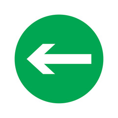 left arrow button icon