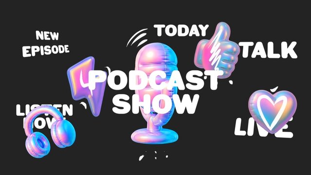 Neon Bubble Podcast Opener