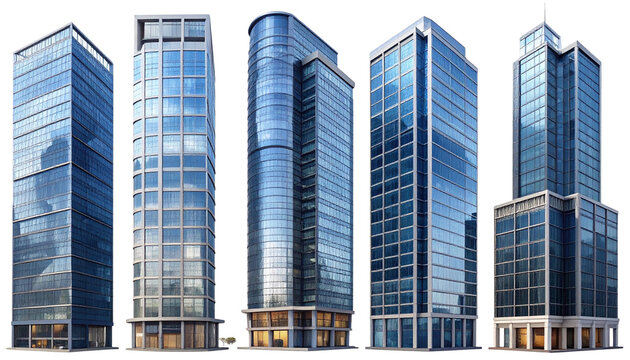 Modern tall buildings reaching the sky, showcasing urban architecture, city skyline, and skyscrapers, perfect for business, real estate, and cityscape visuals.