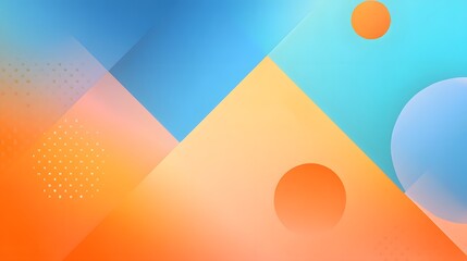 Abstrakter farbenfroher Hintergrund in Orange und Blau
