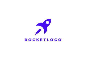 rocket logo vector