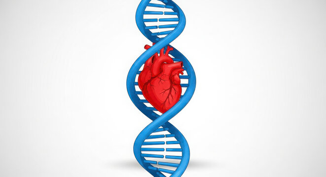 DNA and Heart Health Genetic Connections - Powered by Adobe