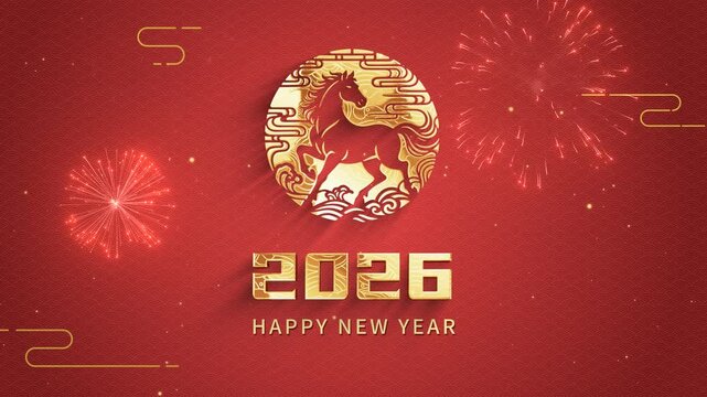 Lunar New Year 2026: Year of the Horse Celebration Animation