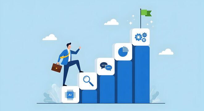 Achieving Corporate Goals Through Strategic Planning  Growth and Development for Business Success Overcoming Obstacles to Reach Career Objectives and Higher Profits