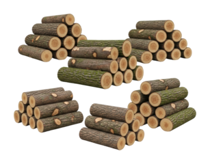 Timber stacks for sale forest product display aerial view