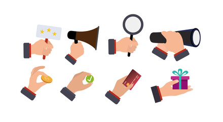 hands gestures illustration language collection community creative