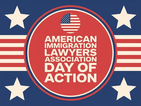 American immigration lawyers association day of action event promoting immigration rights and advocacy