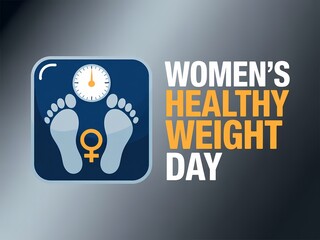 Celebrating women s healthy weight day with a symbol of well being and health