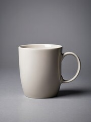 Angled studio shot of a mug