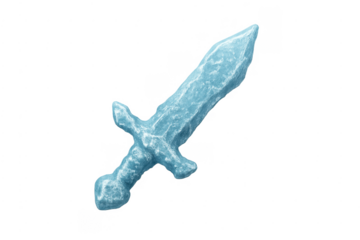 Ice sword game asset for fantasy weapon concepts