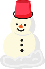 웃고있는 눈사람