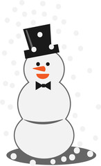 웃고있는 눈사람