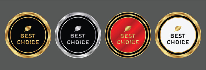 Best Choice Premium Badge Vector