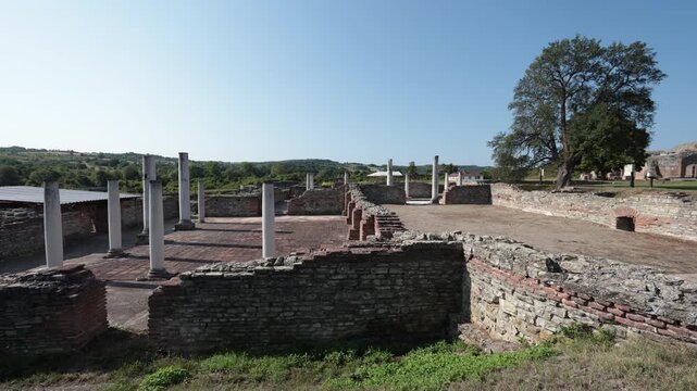 Gamzigrad - ancient Roman complex of palaces and temples Felix Romuliana in Serbia