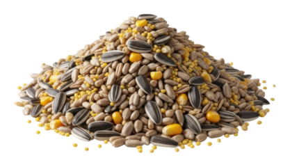 Mixing seeds for birds home garden food bright