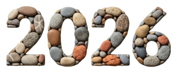 Creative stone 2026 nature digital unique design