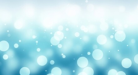Obraz premium Abstract light bokeh background with blue and white glow