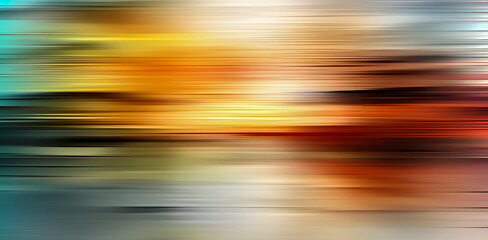 Abstrakcyjne kolorowe tło z poziomymi smugami, dynamiczny rozmyty gradient. © Henryk Guziak