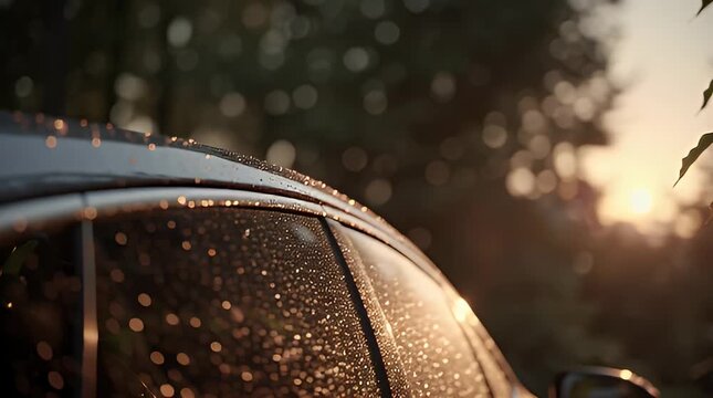 Electric Vehicle Charging in Natural Setting - Sustainable Transportation.