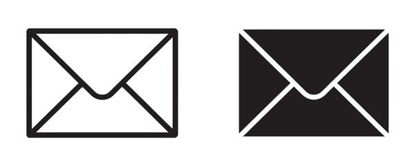 Email communication icons for modern digital marketing campaigns and business newsletters, promoting instant connection and engagement with customers