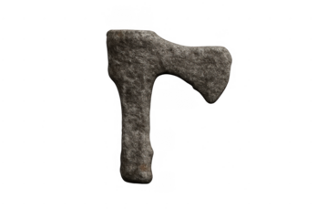 Stone age primitive stone axe weapon tool