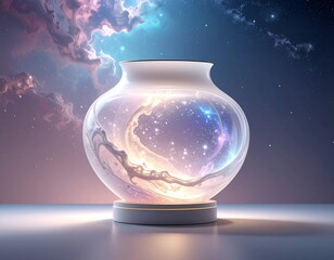 &ldquo;Nebula Within: Cosmic Dreams Captured in Glass&rdquo;