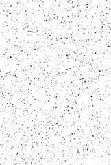 Speckled White Texture Background with Black Spots
