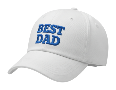 Father's day gift ideas best dad cap home product casual isolated on transparent background