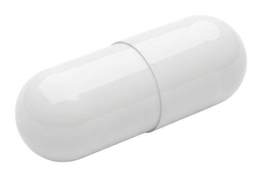 Pharmaceutical capsule laboratory product clinical isolated on transparent background