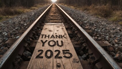 Thank You 2025 - A Railway Perspective on Gratitude and Future.