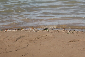 Nam Ngum River and local boat