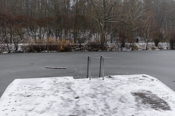 Horejsi Rybnik Pond Presenting Frozen