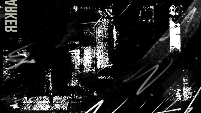 Animated frame by frame sketch and noise. This Grunge Drawn Transition provides a textured, dirty dissolve effect.