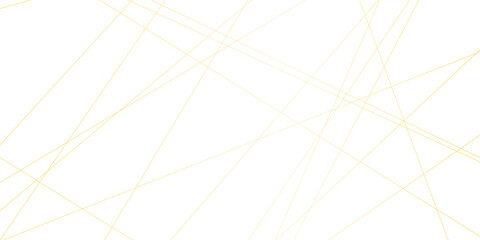 Abstract gold lines on transparent background. random chaotic lines abstract geometric patterns of modern design. geometric design created using light colorful digital net web line technology.