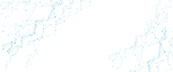 Abstract white, blue digital technology futuristic communication high tech concept background.