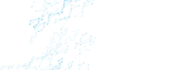 Abstract white, blue digital technology futuristic communication high tech concept background.